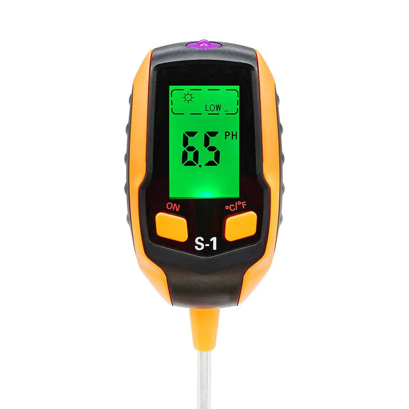 4 in 1 Soil PH Meter Hygrometer Soil Moisture Sensor Meter Plants Acidity Humidity PH Monitor Detector Sunlight рН-тестер
4 in 1 Soil PH Meter Hygrometer Soil Moisture Sensor Meter Plants Acidity Humidity PH Monitor Detector Sunlight рН-тестер