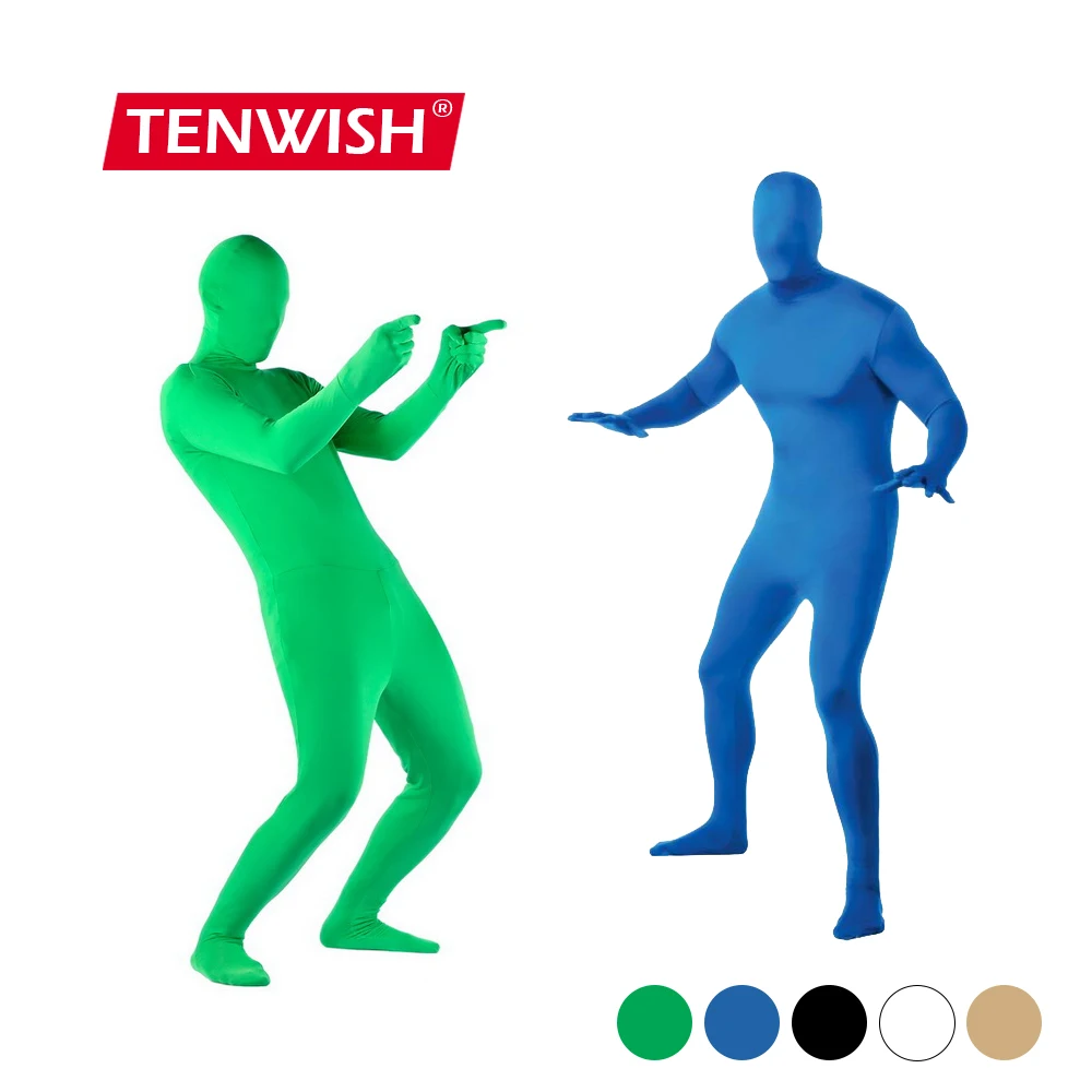 Green Screen Suit Chroma Key Jumpsuits for Movie Tiktok Video Invisible Effect Photographic Filming Studio Props 
Green Screen Suit Chroma Key Jumpsuits for Movie Tiktok Video Invisible Effect Photographic Filming Studio Props