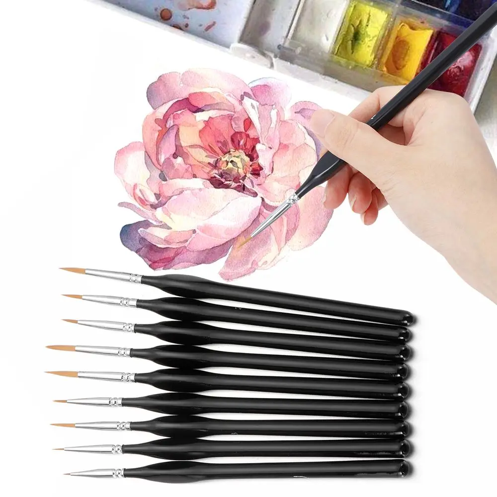 9PCS/Set Hot Sale Drawing Extra Fine Professional Artist Supplies Miniature Painting Brushes Set Acrylic Oil Watercolor
9PCS/Set Hot Sale Drawing Extra Fine Professional Artist Supplies Miniature Painting Brushes Set Acrylic Oil Watercolor