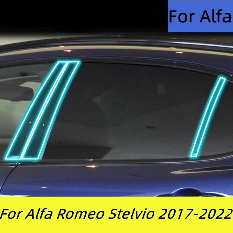 TPU For Alfa Romeo Stelvio 2017-2022 Window Center Pillar Protective Film Anti-scratch Cover Car Protector Exterior Accessories
TPU For Alfa Romeo Stelvio 2017-2022 Window Center Pillar Protective Film Anti-scratch Cover Car Protector Exterior Accessories