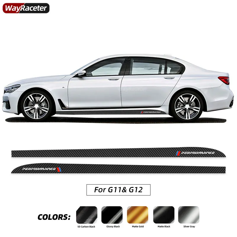 2 Pcs M Performance Decal Door Side Stripe Skirt Sticker For BMW 7 Series G11 G12 7er 730d 740d 750i 760li 2016-Present
2 Pcs M Performance Decal Door Side Stripe Skirt Sticker For BMW 7 Series G11 G12 7er 730d 740d 750i 760li 2016-Present