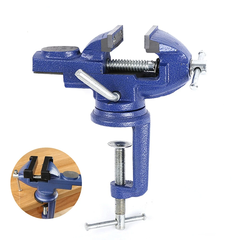 70mm Bench Vise 360 Degree Table Vice Multifunctional Jewelers Vice Clamp-On Bench Vise Table Use Mini Hand Tool
70mm Bench Vise 360 Degree Table Vice Multifunctional Jewelers Vice Clamp-On Bench Vise Table Use Mini Hand Tool