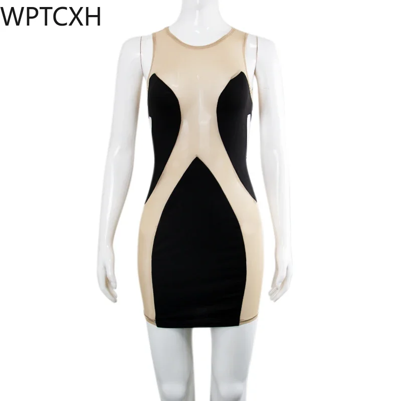 2024 Summer New Line Women's Mesh Perspective Splice Milk Silk Contrast Sexy Design Sense Dress Bodycon Vestidos Hip Wrap Group
2024 Summer New Line Women's Mesh Perspective Splice Milk Silk Contrast Sexy Design Sense Dress Bodycon Vestidos Hip Wrap Group
