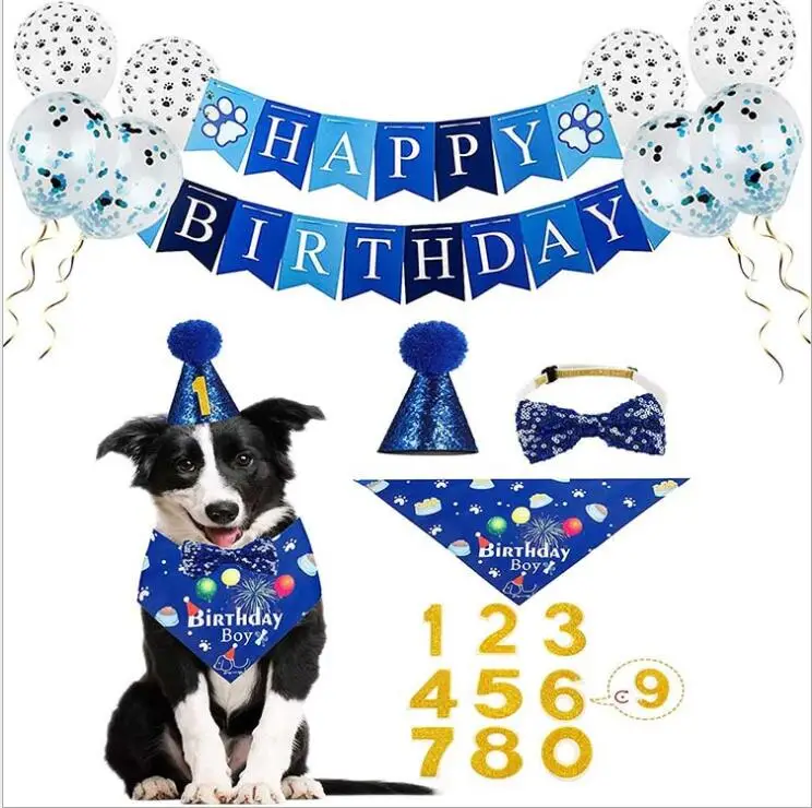 Dog Birthday Party Supplies with Birthday Banner Hat Balloons Collar Bib for Pet Puppy Birthday Decorations Boy dog dog dog dog
Dog Birthday Party Supplies with Birthday Banner Hat Balloons Collar Bib for Pet Puppy Birthday Decorations Boy dog dog dog dog