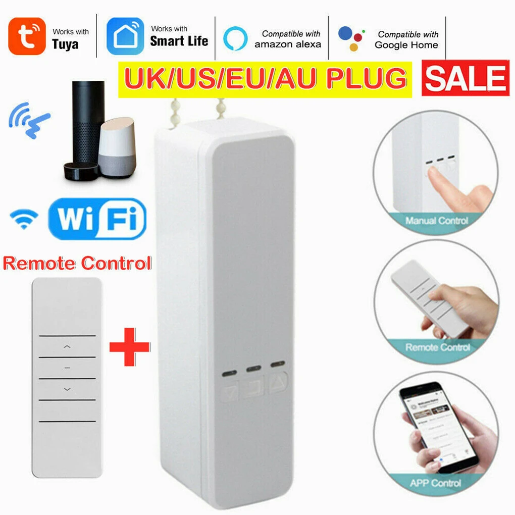 Curtain Motor Phone APP Remote Control Blind Motor Voice Control WiFi Smart Curtain Driver UK Plug
Curtain Motor Phone APP Remote Control Blind Motor Voice Control WiFi Smart Curtain Driver UK Plug