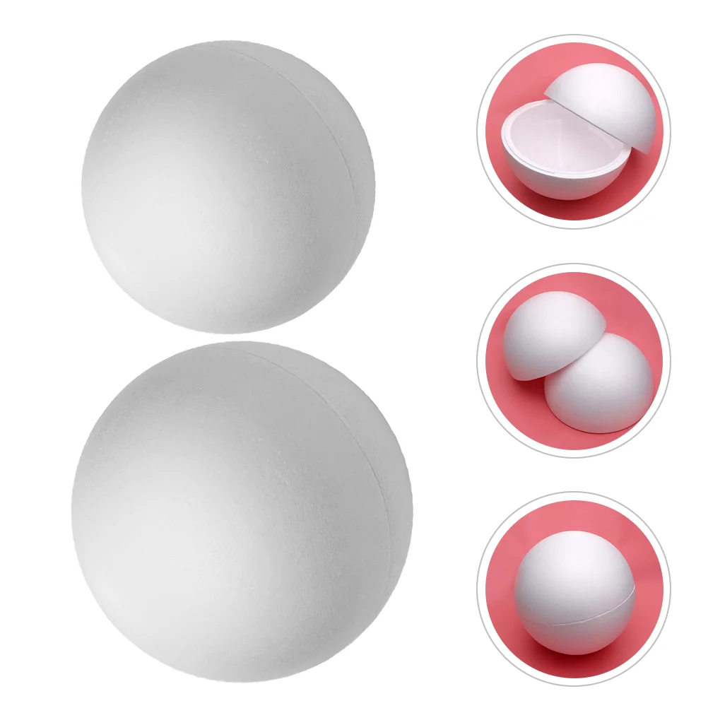 2 Pcs Wedding Decorations Party Foams Ball Ornaments Favors Model Balls Crafts Unfinished White DIY
2 Pcs Wedding Decorations Party Foams Ball Ornaments Favors Model Balls Crafts Unfinished White DIY