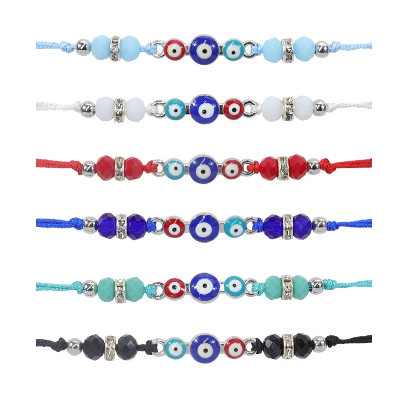 Evil Eye Blue Eye Crystal Beading Adjustable Lucky Polyhedral Geometry Rope Chain Bracelet For Women Men With Good Luck Amulet
Evil Eye Blue Eye Crystal Beading Adjustable Lucky Polyhedral Geometry Rope Chain Bracelet For Women Men With Good Luck Amulet