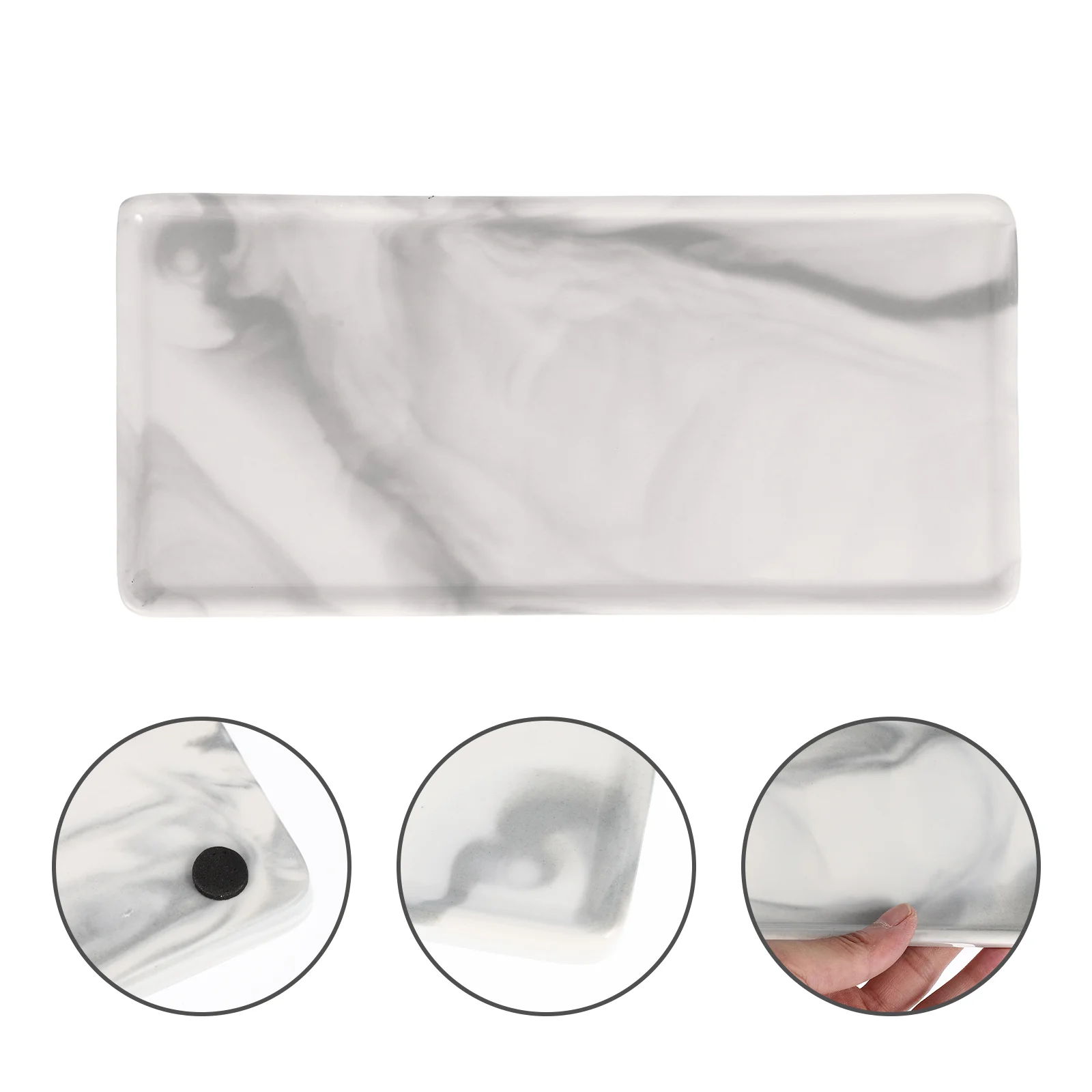 Tray Plate Ceramic Dish Vanity Jewelry Bathroom Storage Marble Organizer Holder Ring Desktop Trinket Soap Sink Shampoo Kitchen
Tray Plate Ceramic Dish Vanity Jewelry Bathroom Storage Marble Organizer Holder Ring Desktop Trinket Soap Sink Shampoo Kitchen