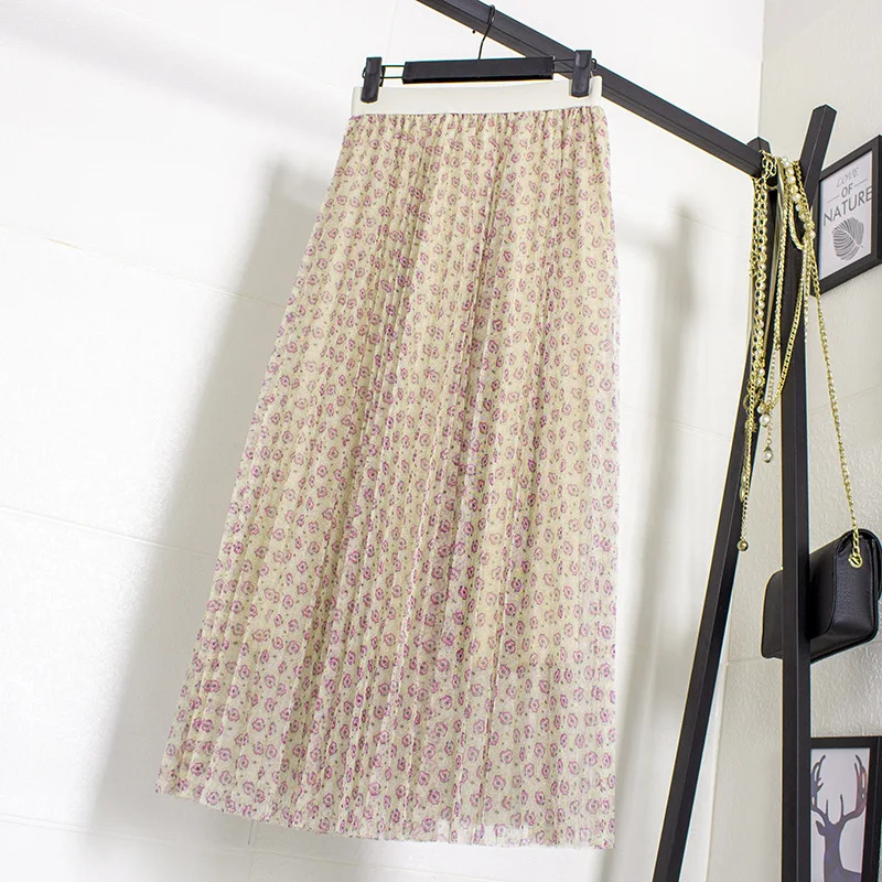 Zeolore Spring Summer Floral Print Elegant High Waist Skirt Vintage Sweet Midi Length Long Skirts Women Gauze Mesh Skirt QT1554
Zeolore Spring Summer Floral Print Elegant High Waist Skirt Vintage Sweet Midi Length Long Skirts Women Gauze Mesh Skirt QT1554