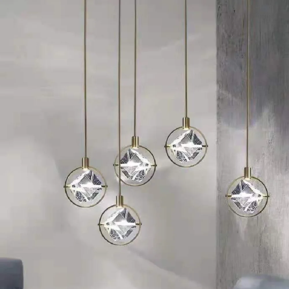 LED pendant lamp Modern Nordic Bedroom Bedside Crystal Minimalist for Living Room Bar Counter Restaurant Hanging Lamp
LED pendant lamp Modern Nordic Bedroom Bedside Crystal Minimalist for Living Room Bar Counter Restaurant Hanging Lamp