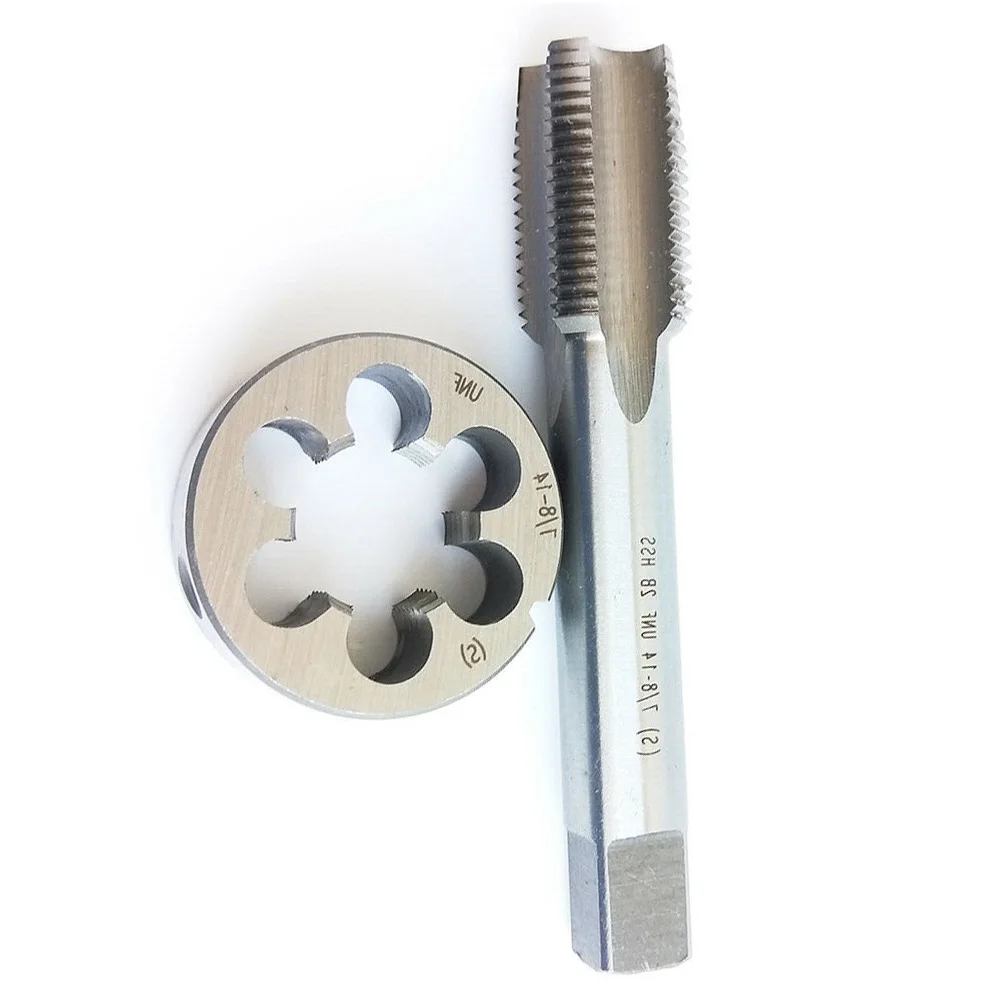1pc HSS 7/8-14 UNF Plug Tap & 1pc 7/8-14 UNF Die Kit New Right Hand High Quality Tap Handle Thread Tool
1pc HSS 7/8-14 UNF Plug Tap & 1pc 7/8-14 UNF Die Kit New Right Hand High Quality Tap Handle Thread Tool
