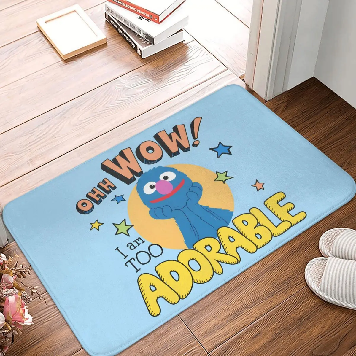 Sesame Street 80s TV Series Non-slip Doormat Bath Mat Grover I Am Too Adorable Balcony Carpet Welcome Rug Bedroom Decor
Sesame Street 80s TV Series Non-slip Doormat Bath Mat Grover I Am Too Adorable Balcony Carpet Welcome Rug Bedroom Decor