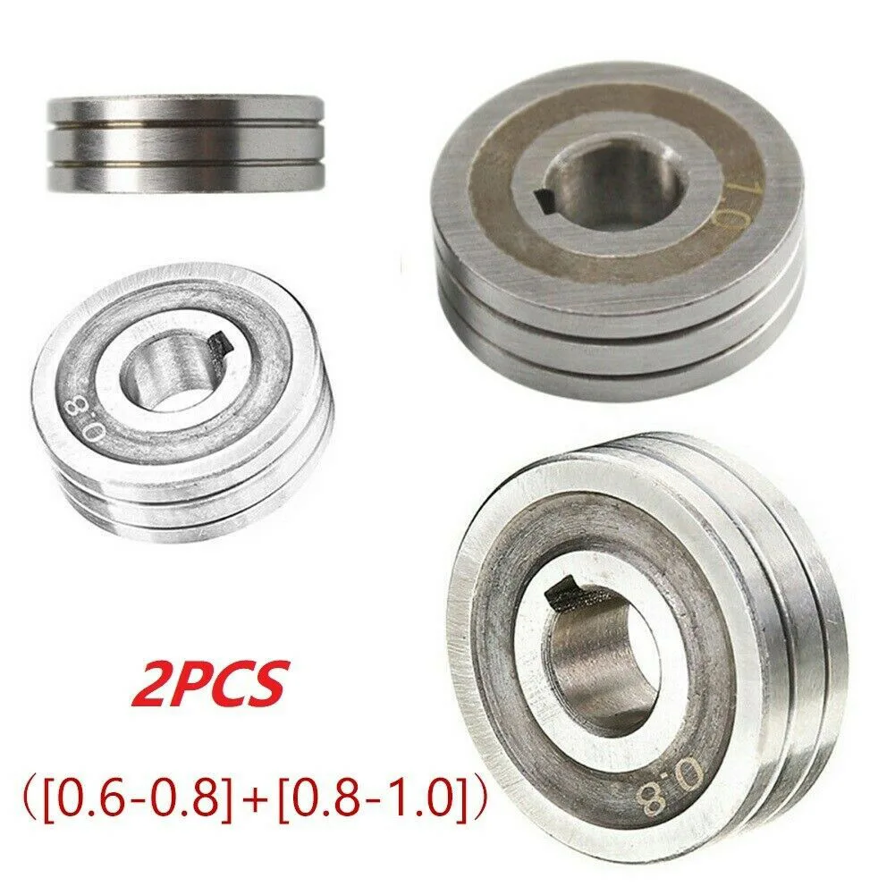 2 Pcs V-Groove Knurled Groove Mig Welder Wire Feed Drive Roller Roll Durable MIG Wire Drive Roller Accessories 0.6-0.8+0.8-1.0
2 Pcs V-Groove Knurled Groove Mig Welder Wire Feed Drive Roller Roll Durable MIG Wire Drive Roller Accessories 0.6-0.8+0.8-1.0