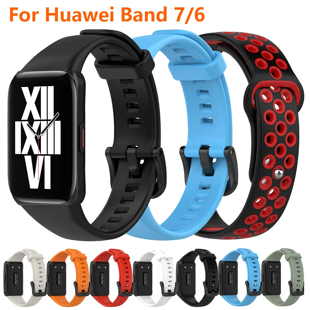 Silicone Strap For Huawei Watch Band 7 Strap Accessories Smart Replacement watchband Wristband correa bracelet for Huawei Band 6
Silicone Strap For Huawei Watch Band 7 Strap Accessories Smart Replacement watchband Wristband correa bracelet for Huawei Band 6