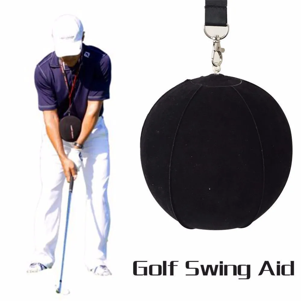 

New Golf Swing Trainer Ball With Golf Smart inflatable Assist Posture Correction Training For Golfers Dropshipping New Black 2