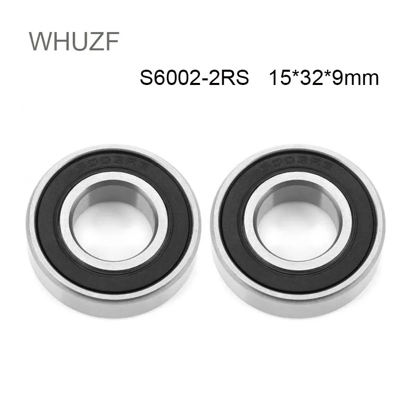 WHUZF 5/10PCS S6002RS Bearing 15*32*9 mm ABEC-5 440C Stainless Steel S S6002RS Ball Bearings S6002 Stainless Steel Ball Bearing
WHUZF 5/10PCS S6002RS Bearing 15*32*9 mm ABEC-5 440C Stainless Steel S S6002RS Ball Bearings S6002 Stainless Steel Ball Bearing