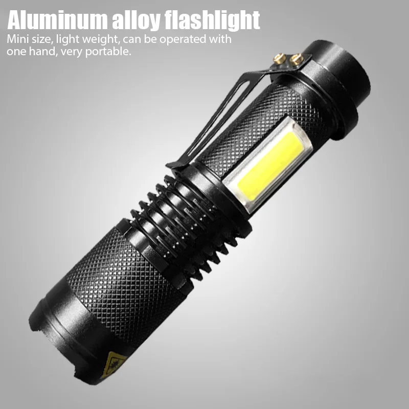 Built In Battery Adjustable Zoomable Light 5W Mini Led Flashlight Lantern Torch Aluminum 2000Lm Sport Bulbs Tactical Flashlight
Built In Battery Adjustable Zoomable Light 5W Mini Led Flashlight Lantern Torch Aluminum 2000Lm Sport Bulbs Tactical Flashlight
