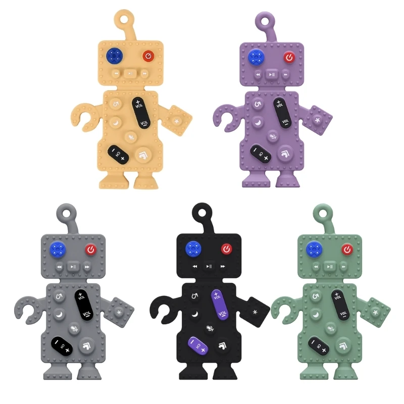 

67JC детская игрушка-прорезыватель мягкий силиконовый мультяшный Робот Игрушки-прорезыватели Игрушки для малышей жевательная игрушка