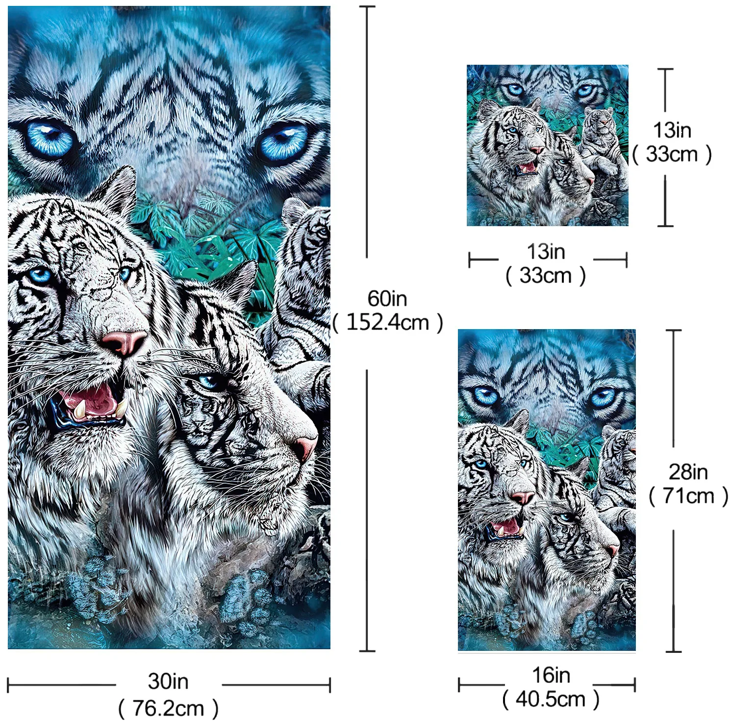 3 шт./упак., пляжное полотенце из микрофибры, модные быстросохнущие пляжные полотенца с изображением животных и тигра, полотенце для путешес...
3 шт./упак., пляжное полотенце из микрофибры, модные быстросохнущие пляжные полотенца с изображением животных и тигра, полотенце для путешес...