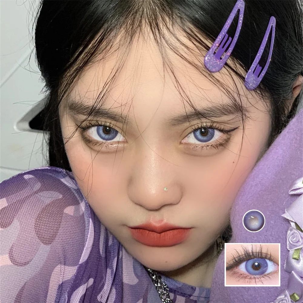 Radiation Blue Eye Lens Small Beauty Pupil Myopia Lenses Color Contact Lenses for Eyes Lenses With Diopters Prescription
Radiation Blue Eye Lens Small Beauty Pupil Myopia Lenses Color Contact Lenses for Eyes Lenses With Diopters Prescription