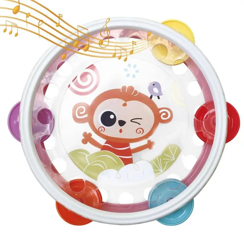 Musical Tambourine Drum For Children Early Educational Musical Instrument Rhythm Shaking Small Jingle Bell Tool Precussion
Musical Tambourine Drum For Children Early Educational Musical Instrument Rhythm Shaking Small Jingle Bell Tool Precussion