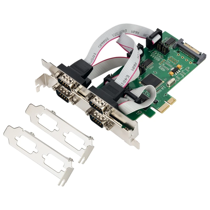 PCIE To 4 Serial Port Card Industrial Grade COM Port RS232 Signal 1 Pin/9 Pin Power Supply DB9 Pin Wch384 Chipset
PCIE To 4 Serial Port Card Industrial Grade COM Port RS232 Signal 1 Pin/9 Pin Power Supply DB9 Pin Wch384 Chipset