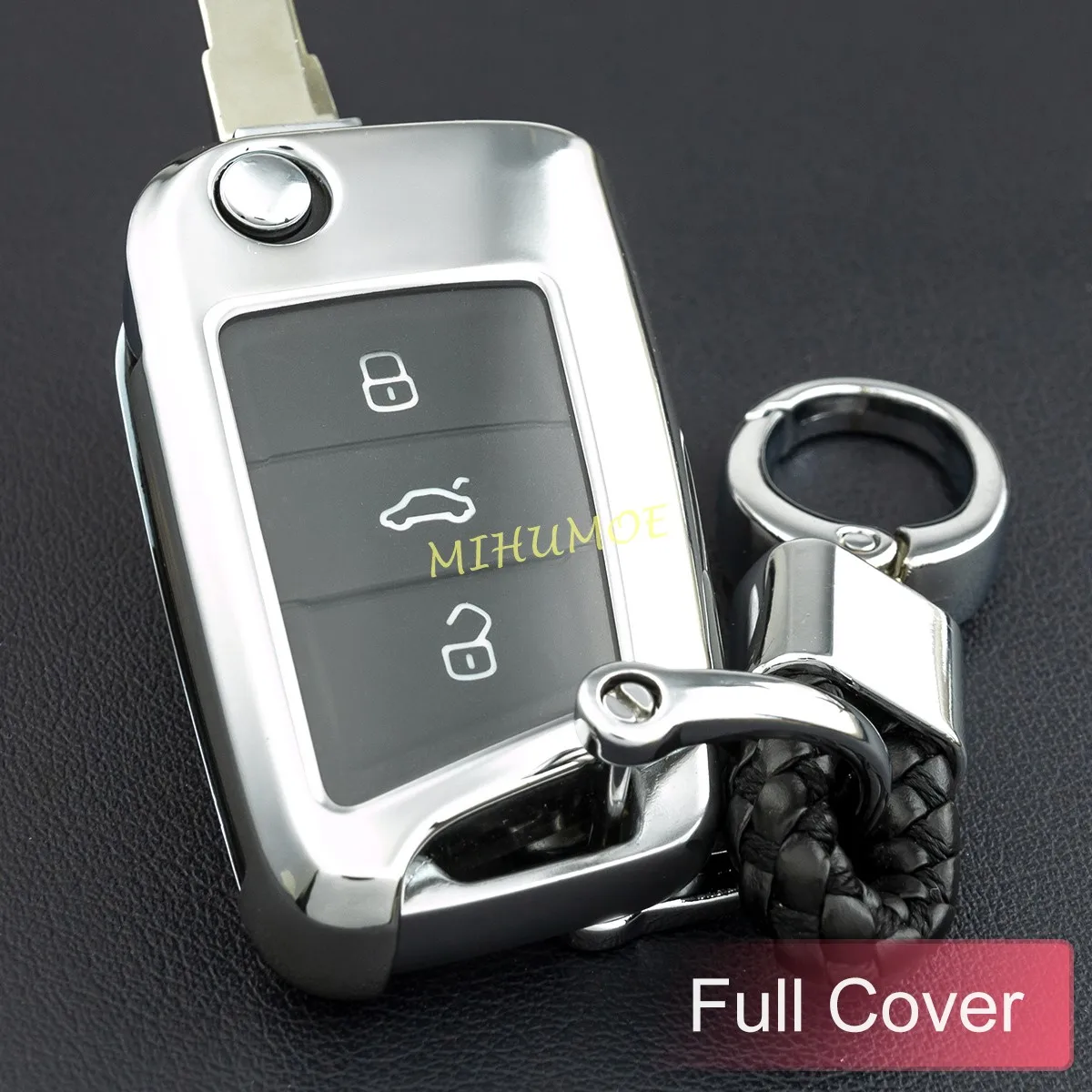 Car Key Chain Ring Fob Cover Case For VW Golf GTI MK7 Polo MK6 Tiguan L Allspace SEAT Ateca Leon Skoda Octavia Kodiaq Karoq
Car Key Chain Ring Fob Cover Case For VW Golf GTI MK7 Polo MK6 Tiguan L Allspace SEAT Ateca Leon Skoda Octavia Kodiaq Karoq