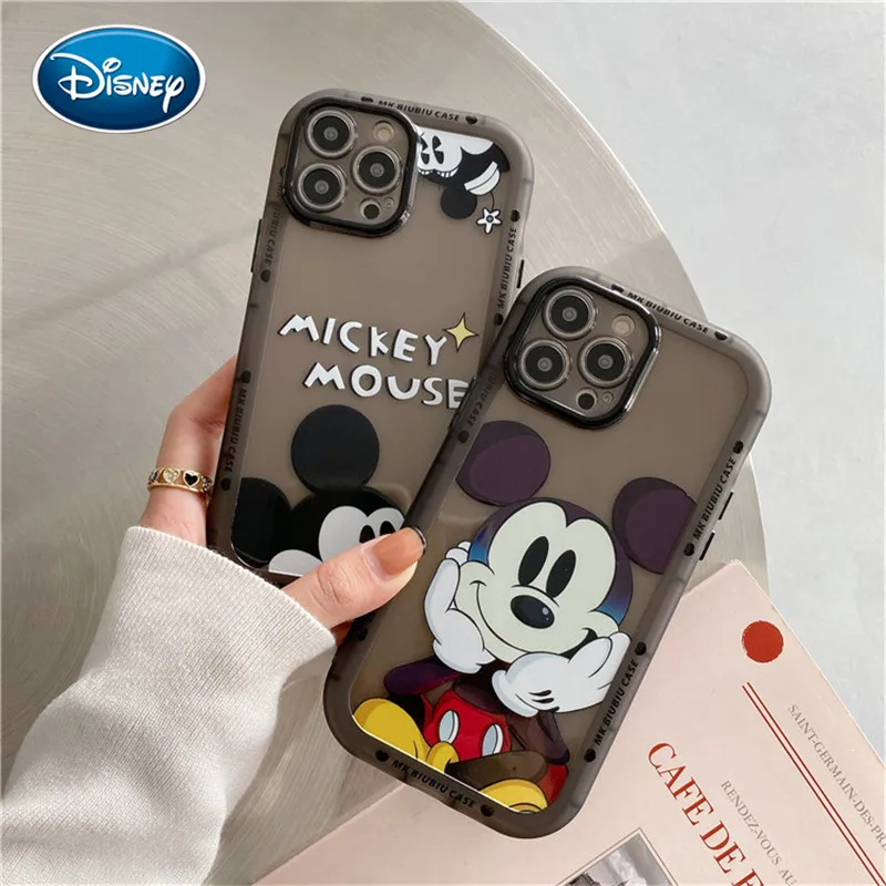 Чехол для iPhone11/12/13pro/xs max из прозрачного ТПУ с изображением черного Микки из мультфильма
Чехол для iPhone11/12/13pro/xs max из прозрачного ТПУ с изображением черного Микки из мультфильма