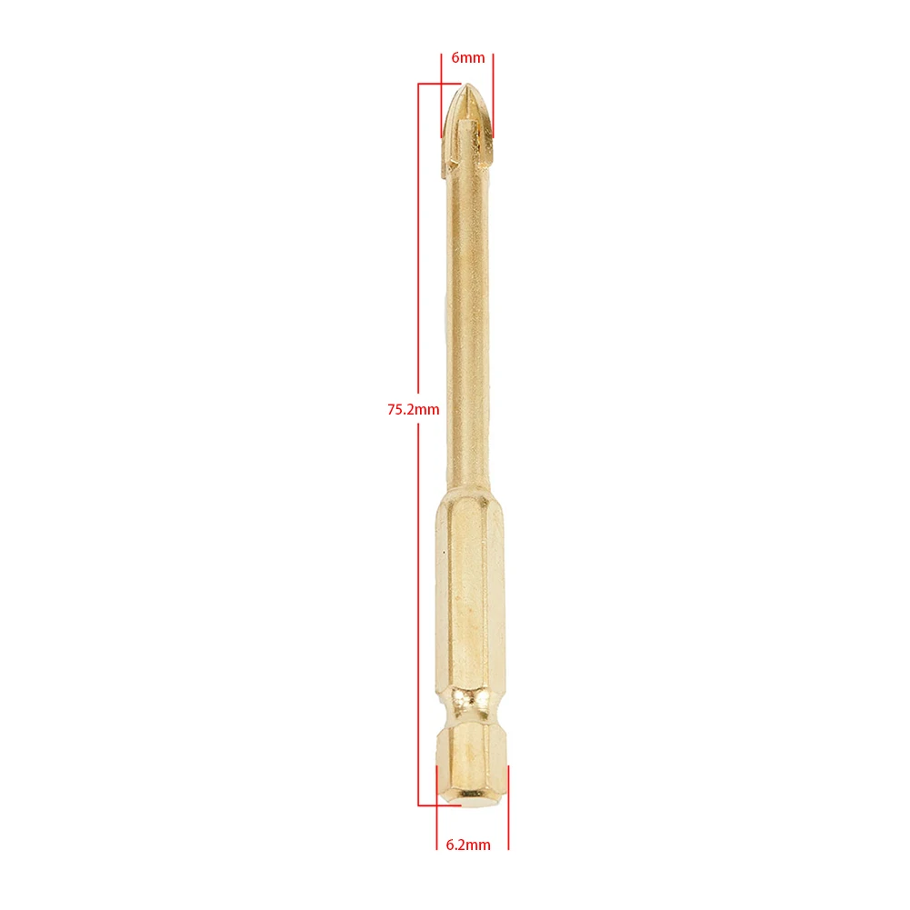 Bits Drill Bits Glass Drill Accessories Metal Strong Toughness Tile Marble Tools 5pcs/Set With 4 Cutting Edges
Bits Drill Bits Glass Drill Accessories Metal Strong Toughness Tile Marble Tools 5pcs/Set With 4 Cutting Edges