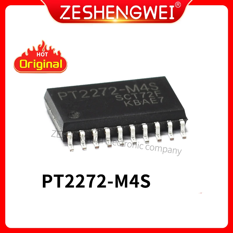 5PCS PT2272-M4S SOP-20 PT2272-M4 2272-M4S PT2272 SMD Remote Control Encoder Chip IC
5PCS PT2272-M4S SOP-20 PT2272-M4 2272-M4S PT2272 SMD Remote Control Encoder Chip IC