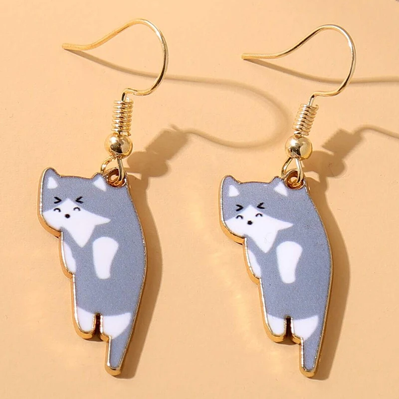 Animal Dangling Cat Earrings Dangle Cat Earrings Kawaii Jewelry Kitsch Earrings Aesthetic Earring Jewelry Party Jewelry Gift
Animal Dangling Cat Earrings Dangle Cat Earrings Kawaii Jewelry Kitsch Earrings Aesthetic Earring Jewelry Party Jewelry Gift