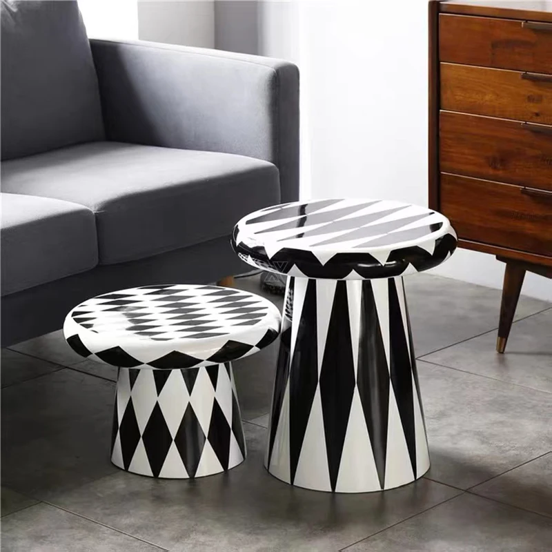 Nordic Frp Round Coffee Table Modern Simple Electroplated Ceramic Mushrooms Shape Small Edges Stool Hotel Chair Home Furniture
Nordic Frp Round Coffee Table Modern Simple Electroplated Ceramic Mushrooms Shape Small Edges Stool Hotel Chair Home Furniture