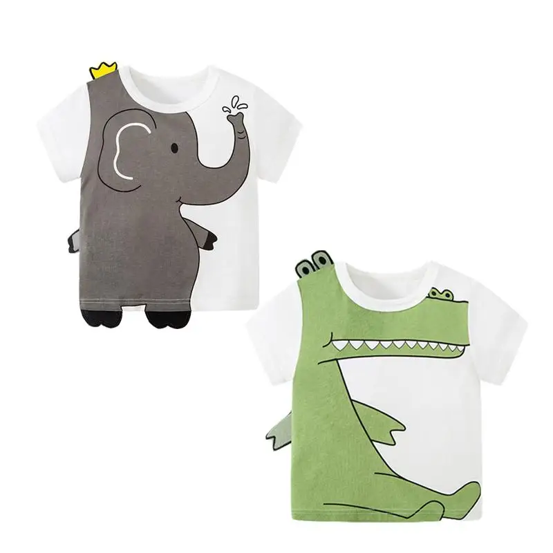 Children's Clothing Kids T-shirts 2023 Summer New Boys T-shirt Korean Pure Cotton Short Sleeve Fashion Animal Printing Top Wear
Children's Clothing Kids T-shirts 2023 Summer New Boys T-shirt Korean Pure Cotton Short Sleeve Fashion Animal Printing Top Wear
