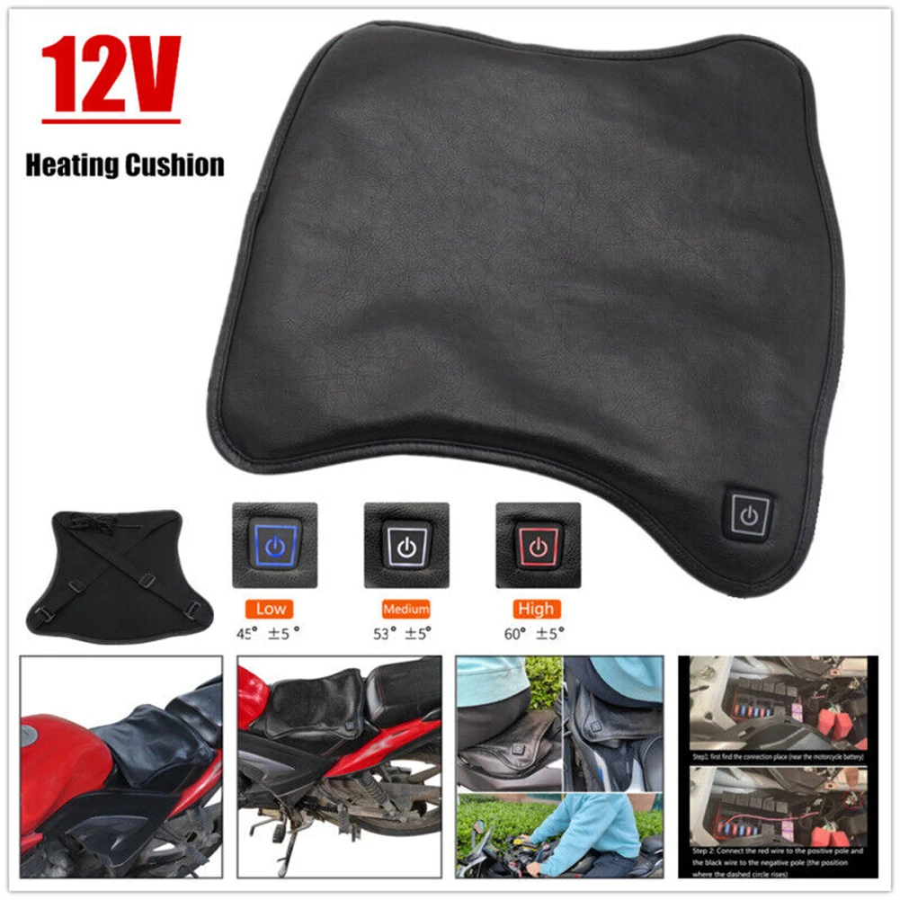 Seat Heater Pad Heating Cushion 12V 45-60 Degrees ATV Cover Cushion Electric Heating Pad Motorcycle Seat Heated
Seat Heater Pad Heating Cushion 12V 45-60 Degrees ATV Cover Cushion Electric Heating Pad Motorcycle Seat Heated