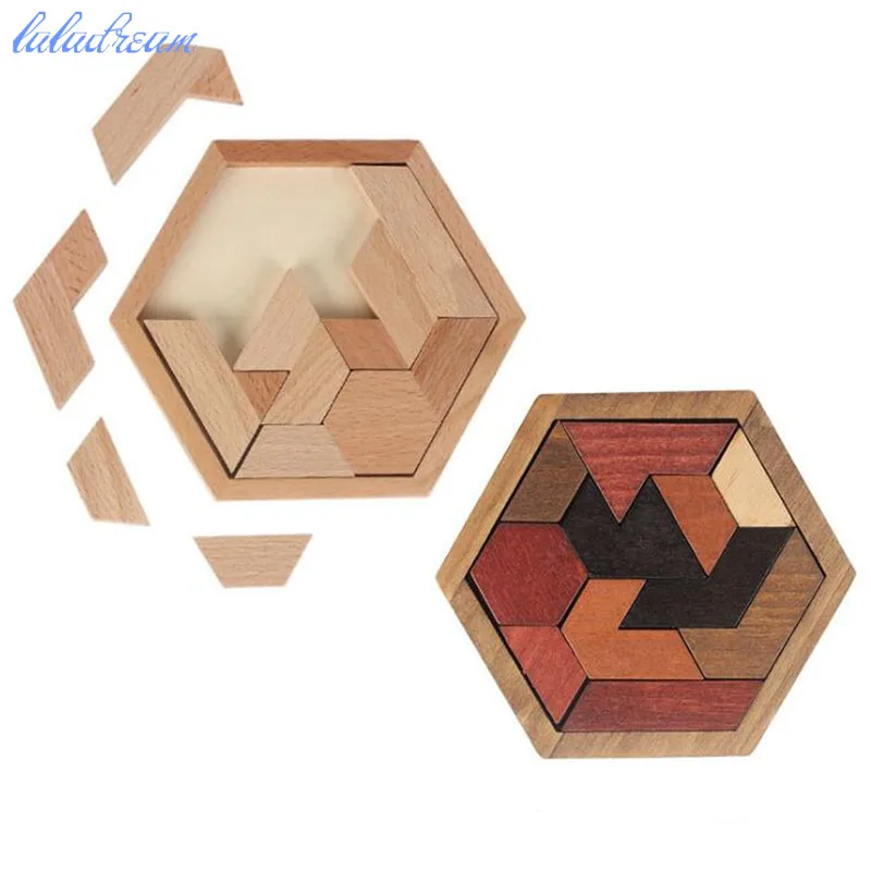 Wooden Geometric Shape Jigsaw Puzzles Toy Montessori Toys Educational Intelligence Toys Wood Hexagon Jigsaw Puzzle Game
Wooden Geometric Shape Jigsaw Puzzles Toy Montessori Toys Educational Intelligence Toys Wood Hexagon Jigsaw Puzzle Game