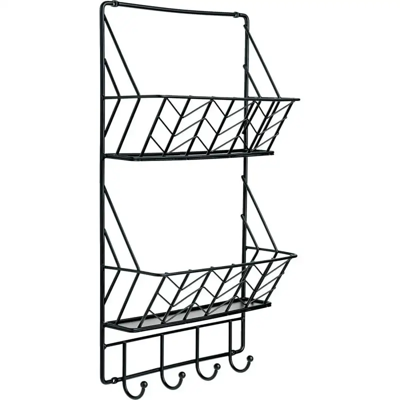Steel Double Mail Basket with Hooks Rattan tray Wicker picnic basket with liner wooden Small plastic basket Organizador Bathroom
Steel Double Mail Basket with Hooks Rattan tray Wicker picnic basket with liner wooden Small plastic basket Organizador Bathroom