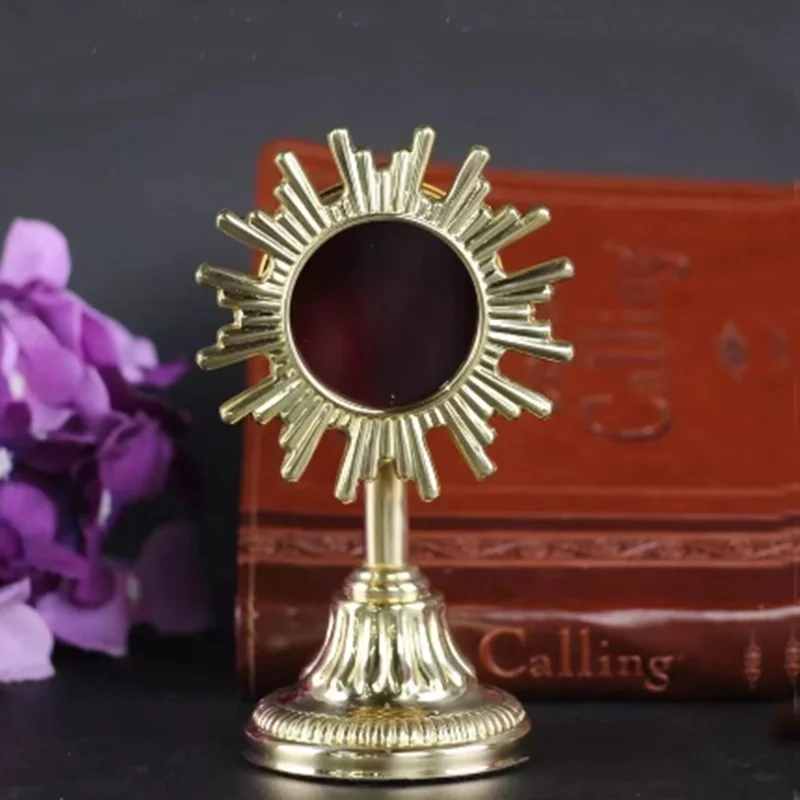 Holy Box Ostensorium Catholic Holy Exquisite Pure Copper Reliquary Christian Monstrance Church Gift Home Decoration
Holy Box Ostensorium Catholic Holy Exquisite Pure Copper Reliquary Christian Monstrance Church Gift Home Decoration