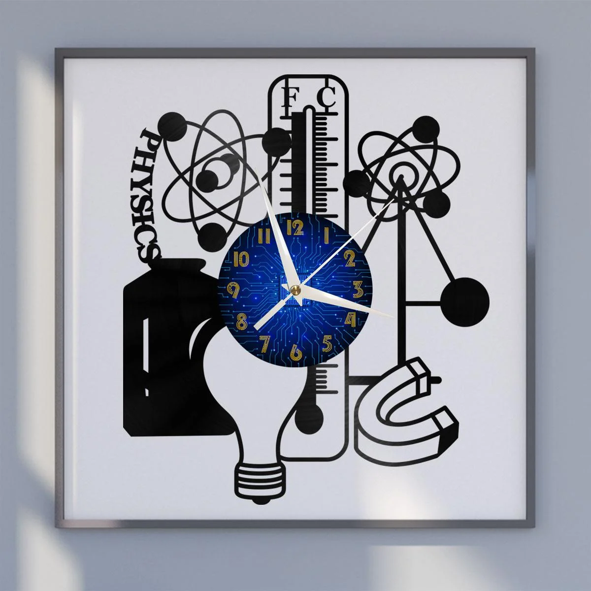 Physical Research Vinyl Wall Clock, Vinyl Record Clock Wall Art Silent & Non-ticking
Physical Research Vinyl Wall Clock, Vinyl Record Clock Wall Art Silent & Non-ticking