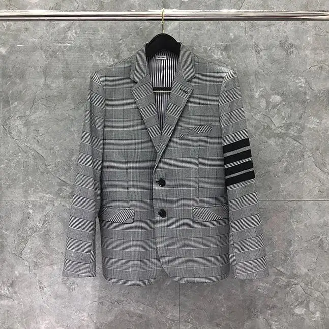 Man's Blazer Jacket Single Breasted Wool New Suit Slim Men's Winter Coat Blazer Men Clothing Casual Gray Lattice
Man's Blazer Jacket Single Breasted Wool New Suit Slim Men's Winter Coat Blazer Men Clothing Casual Gray Lattice