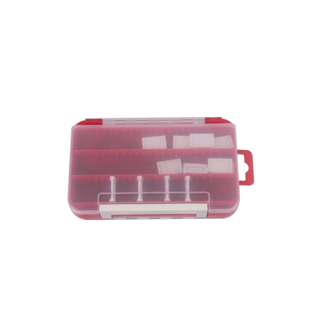 Fishing Box Storage Bait Container Lure Accessories Double-sided Compartments Tool Gear Supply Translucent Red
Fishing Box Storage Bait Container Lure Accessories Double-sided Compartments Tool Gear Supply Translucent Red