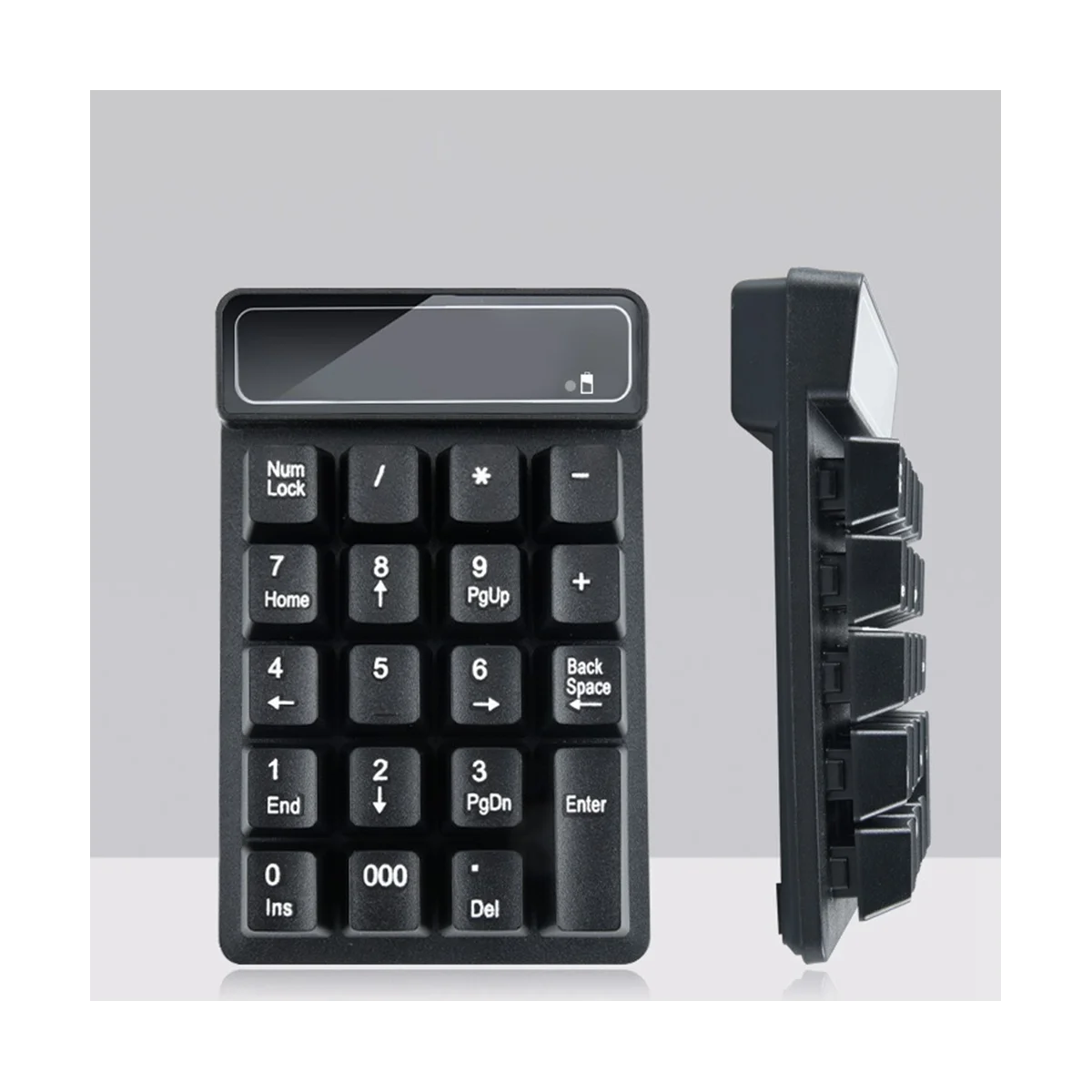 2.4GHz Wireless Keyboard Mini USB Numeric Keypad 19 Keys Number Pad Numpad Receiver for Accounting Laptop PC Computer(A)
2.4GHz Wireless Keyboard Mini USB Numeric Keypad 19 Keys Number Pad Numpad Receiver for Accounting Laptop PC Computer(A)