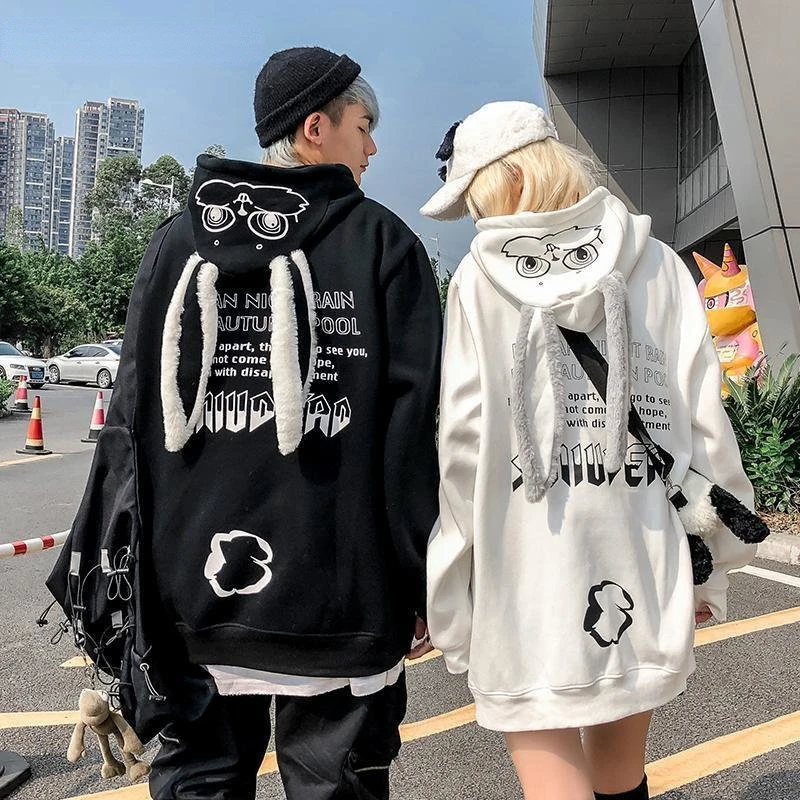 Hoodies Women Autumn Winter 2022Hoodies Couple Ins Super Hot Cute Rabbit Ears Plush Thickened Sweater Coat For Men Top Women Y2k
Hoodies Women Autumn Winter 2022Hoodies Couple Ins Super Hot Cute Rabbit Ears Plush Thickened Sweater Coat For Men Top Women Y2k
