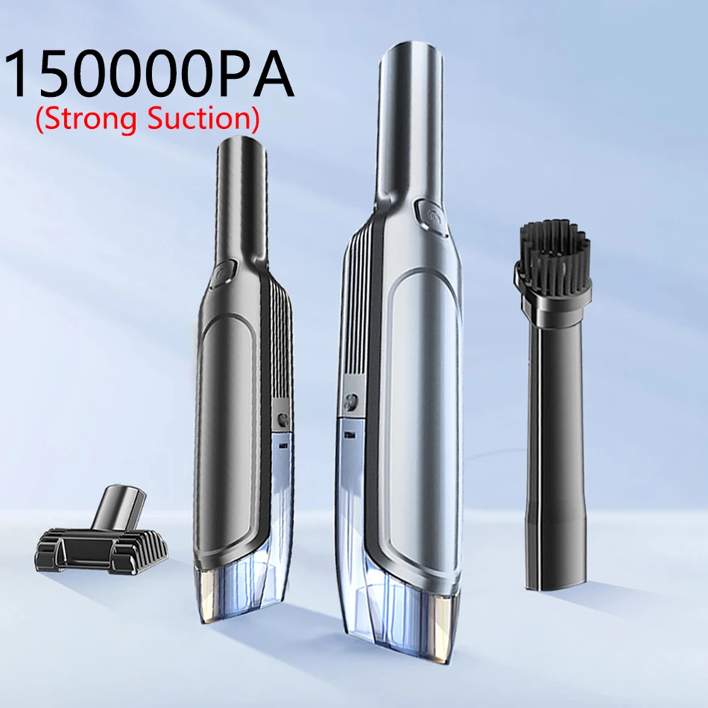 150000Pa Portable Vacuum Cleaner Car Wireless Vaccum Cleaner Robot Handheld Robot Vacuum Cleaner for Home Cleaner Pet Cleaning
150000Pa Portable Vacuum Cleaner Car Wireless Vaccum Cleaner Robot Handheld Robot Vacuum Cleaner for Home Cleaner Pet Cleaning