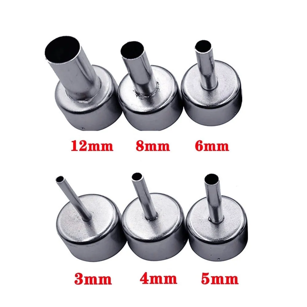 6Pcs/Set Universal Hot Air Station Round Nozzles Soldering Welding Tool For Hot Air Gun 85885A 858D 868 878 Heat Resistant 22mm
6Pcs/Set Universal Hot Air Station Round Nozzles Soldering Welding Tool For Hot Air Gun 85885A 858D 868 878 Heat Resistant 22mm