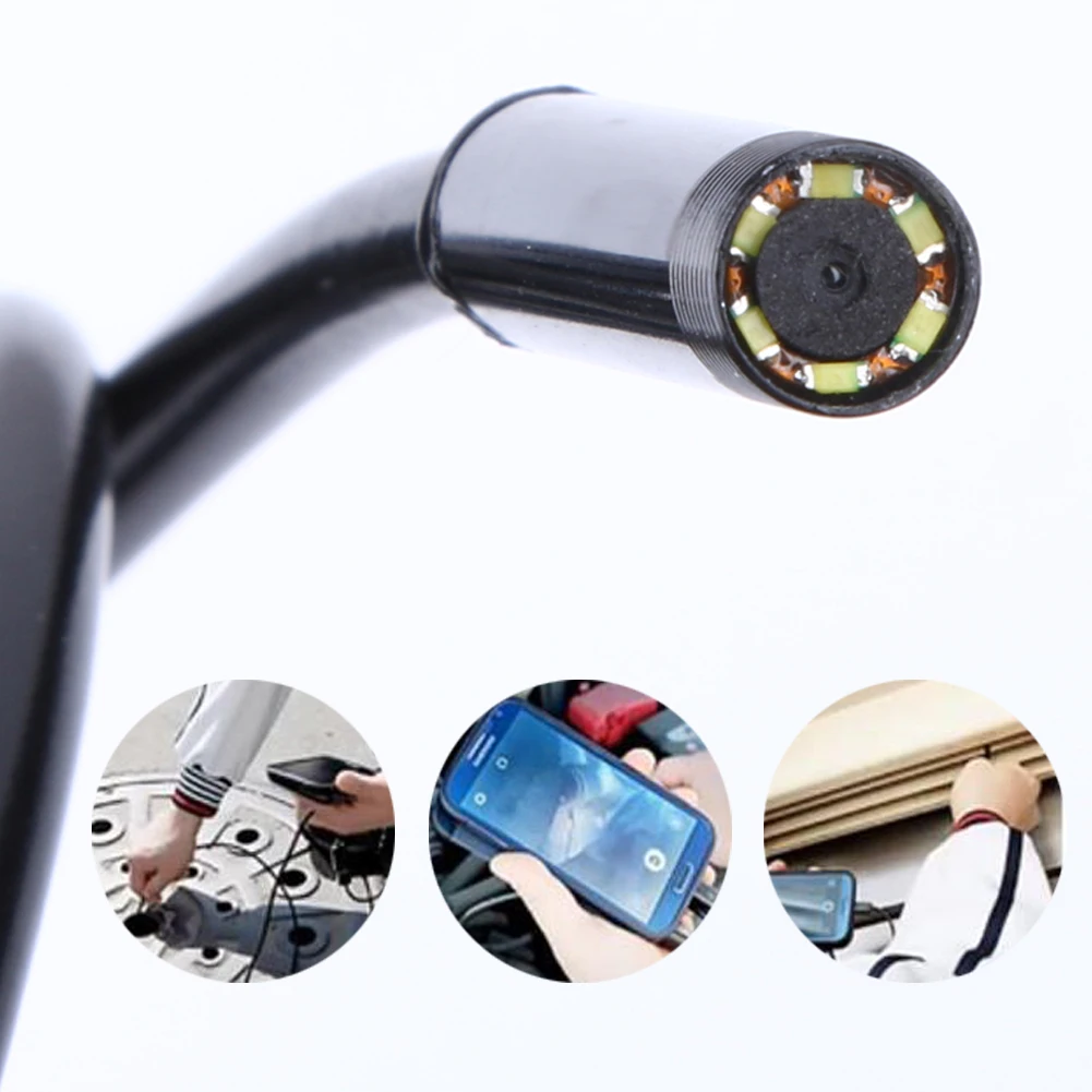 Endoscope Camera Waterproof Endoscope Borescope Adjustable Soft Wire 6 LEDS 7mm Android Type-C USB Inspection Camea Endoscope 
Endoscope Camera Waterproof Endoscope Borescope Adjustable Soft Wire 6 LEDS 7mm Android Type-C USB Inspection Camea Endoscope