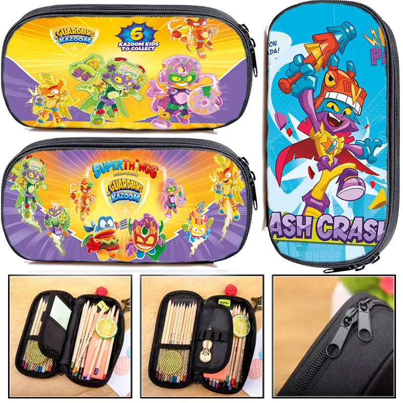 Superzings Pencil Bag Makeup Box Anime Pencil Case Kids School Supplies Superthings Pen Bag Children Stationery Bag Pencil Pouch
Superzings Pencil Bag Makeup Box Anime Pencil Case Kids School Supplies Superthings Pen Bag Children Stationery Bag Pencil Pouch