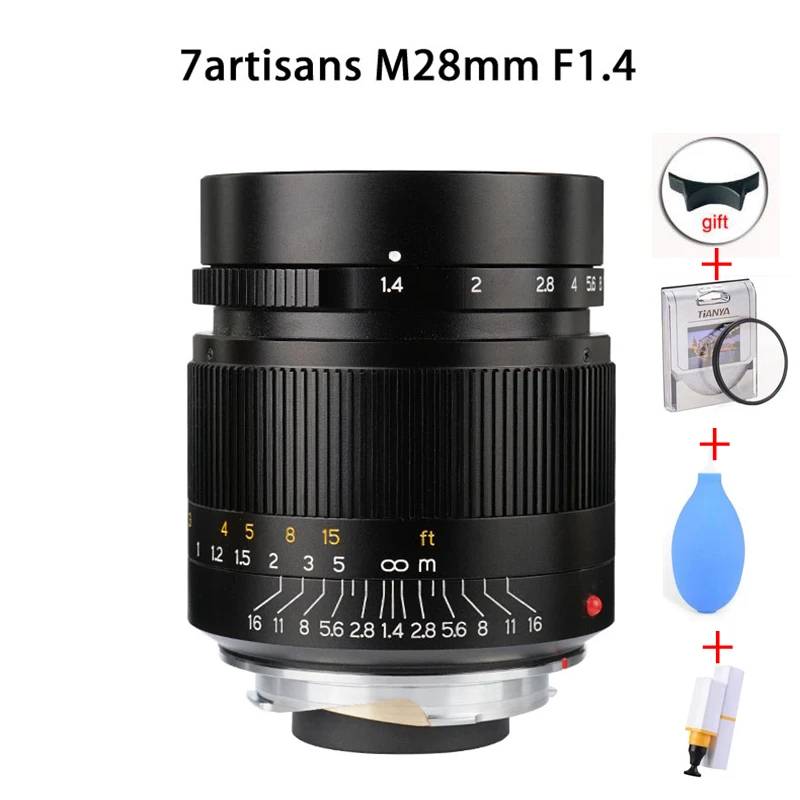 7 artisans 28mm F1.4 Large Aperture paraxial M-mount Lens for Leica Cameras M-M M240 M3 M5 M6 M7 M8 M9 M9P M10 Free Shipping
7 artisans 28mm F1.4 Large Aperture paraxial M-mount Lens for Leica Cameras M-M M240 M3 M5 M6 M7 M8 M9 M9P M10 Free Shipping