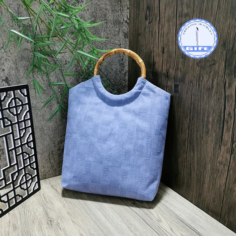 Bamboo Handle Linen Fabric Bag Handbags Handmade Women Beach Tote Bag Women Shoulder Bag Black Beach Bag
Bamboo Handle Linen Fabric Bag Handbags Handmade Women Beach Tote Bag Women Shoulder Bag Black Beach Bag