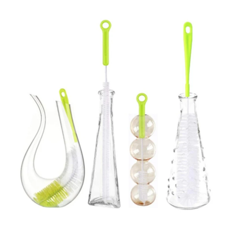 Tea Set Spout Tableware Pipe Cleaning Brush Long Flexible Bottle Brush Red Wine Decanter Cup Cleaning Brush Four-piece Set 
Tea Set Spout Tableware Pipe Cleaning Brush Long Flexible Bottle Brush Red Wine Decanter Cup Cleaning Brush Four-piece Set