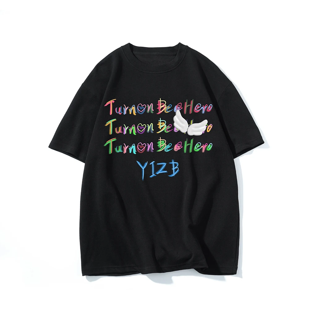 Colorful Letter Print Cotton Tees Mens Fashion Trends Streetwear Tops Teenage Loose Casual Tees Oversized Summer Casual Clothing
Colorful Letter Print Cotton Tees Mens Fashion Trends Streetwear Tops Teenage Loose Casual Tees Oversized Summer Casual Clothing